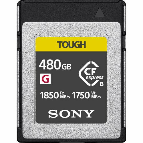 ソニー SONY CFexpress Type B メモリーカード 480GB タフ仕様 書き込み速度1750MB/s 読み出し速度1850MB/s CEB-G480T