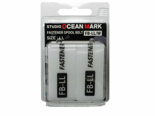 スタジオオーシャンマーク FASTENER SPOOL BELT (ファスナースプールベルト) スプールバンド ホワイト LL