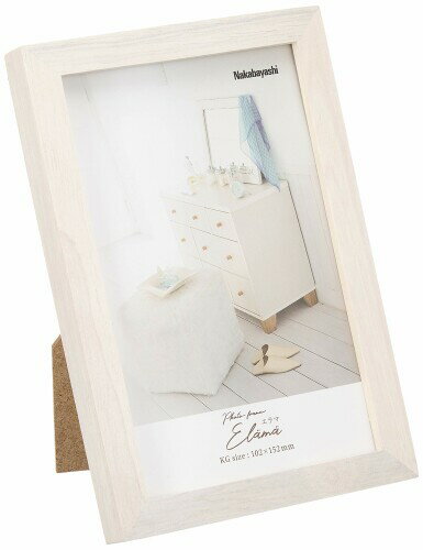 ナカバヤシ エラマ インテリアフレーム KG判 ホワイト F-TW-102-W