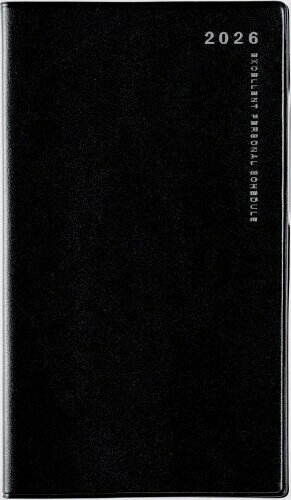 261 リベルデュオ 1 手帳 高橋書店 2026年版 ミッドナイト・ブラック マンスリー 手帳判