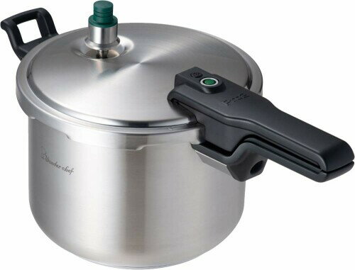 ワンダーシェフ wonderchef 圧力鍋 Pro2 片手圧力鍋 6.0L IH対応 底三層構造 サテン仕上げ 業務用 プロ仕様 時短 高火力対応ハンドル プロツー ZPSA60