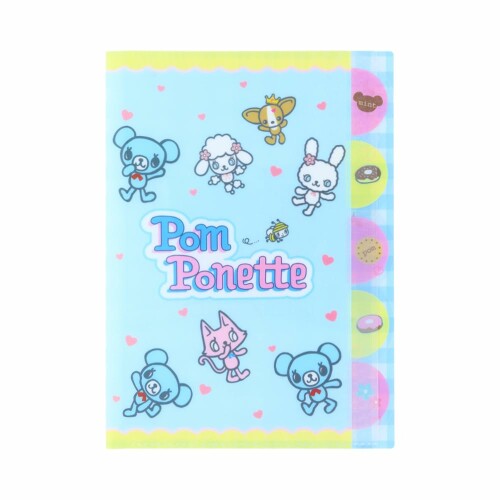 サンスター文具(Sun-Star Stationery) ナルミヤキャラクター クリアファイル 5ポケット ポン ポネット ..