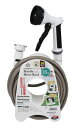セフティー3(Safety-3) ハンディーホースリール 15m 10パターン SHHR-15M ブラウン ノズル引掛け付