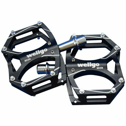 WELLGO(ウェルゴ) アルミペダル ピン付 CNC 薄型 ブラック 260g ロード/ATB/MTB M194 WELLGO(ウェルゴ) アルミペダル ピン付 CNC 薄型 ブラック 260g ロード/ATB/MTB M194