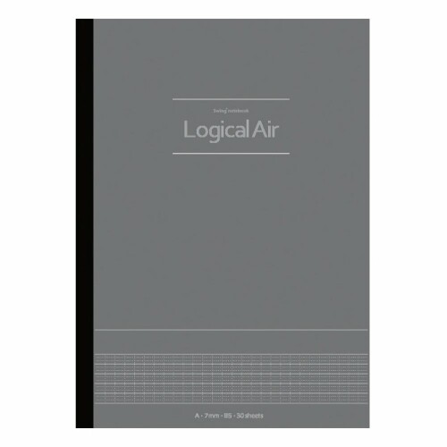 ナカバヤシ ロジカルエアー軽量ノート A罫 B5 ブラック ノ-B552A-D