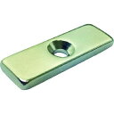 TRUSCO(トラスコ) ネオジム角形磁石 皿ねじ穴付 15mm×10mm×5mm M3 1個入り T15K04-M3
