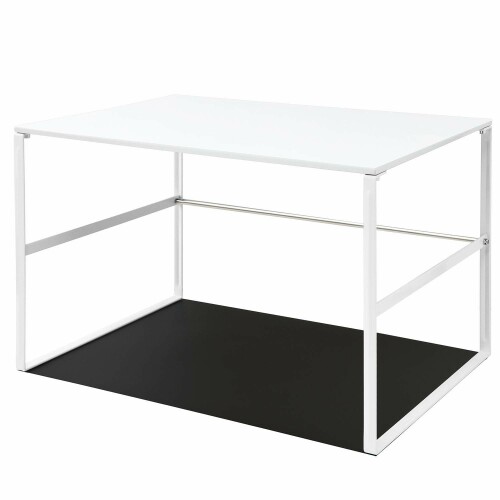 リヒトラブ パソコン台 モニター台 机下台 白 幅52×奥行35×高さ31.7cm 耐荷重15kg A7360-0