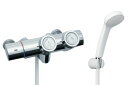 LIXIL(リクシル) INAX 浴室用 サーモスタット付シャワーバス水栓 エコフルシャワー プッシュ操作 洗い場専用 RBF-815