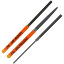 SK11(エスケー11) 細工ヤスリセット 細目・精密 平・半丸 STPF-3 金属素材のより細かな研削作業