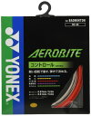 ヨネックス(YONEX) バドミントン ストリングス エアロバイト (0.61mm) BGAB ホワイト×レッド