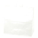 タカ印 ギフトバッグ 50-6600 手提げ 白無地 特大 角型 10枚