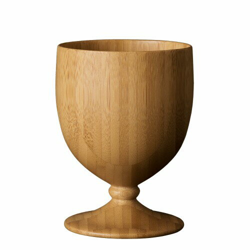 RIVERET リヴェレット ベッセル グラス ゴブレット 230ml 竹製 食洗機対応 ブラウン RV-106B