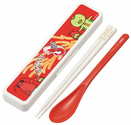 スケーター(Skater) コンビセット 箸 スプーン セット 18cm 日本製 お菓子シリーズ かっぱえびせん CCS3SA-A