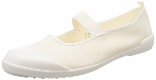 (ムーンスター) 上履き 日本製 撥水 バレー Tefカラー キッズ ホワイト 20.0 cm 2E