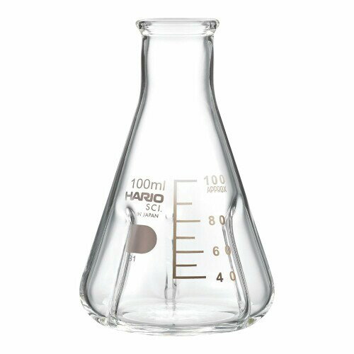 ハリオ(Hario) バッフル付き三角フラスコ 100mL BSF-100-SCI