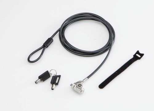 エレコム セキュリティワイヤー シリンダー錠 MiniSaver(3×7)互換 通常キー ESL-701