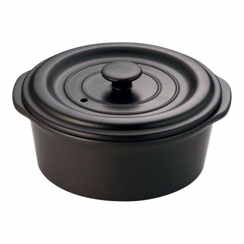 ミヤオ (MIYAWO) 土鍋 ブラック S QDN2501