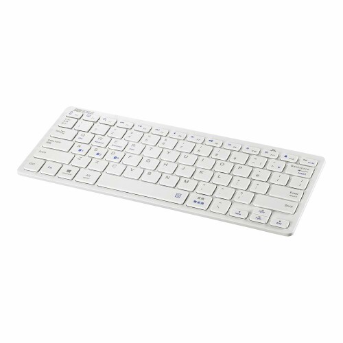 バッファロー BUFFALO Bluetooth 3.0対応 コンパクトキーボード ホワイト BSKBB310WH