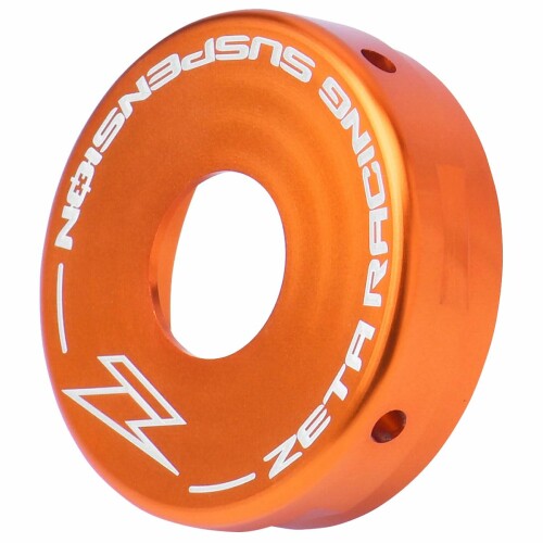 ジータレーシング(ZETA RACING) リヤショック エンドキャップ WP用 50Φ オレンジ KTM オフロード メン..