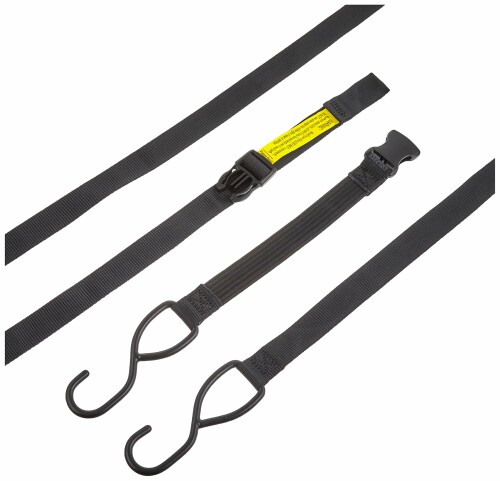ROK straps (ロックストラップ) Sport(スポーツ) フック付 ストレッチ ストラップ ブラック ROK00494