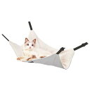 ペティオ (Petio) 猫用ハンモック necoco 広々寝られる キャットハンモック グレイ
