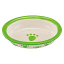 Pet rageous designs(ペットレジオスデザイン) 猫用食器 ペットパウ ベイビー ライム