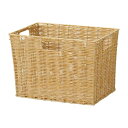 ちどり産業(Tidorisangyou) 収納ボックス ナチュラル 38X26Xh26cm PPバスケット 59-21NA