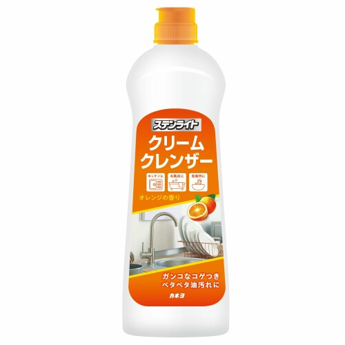 カネヨ石鹸 液体クレンザー ステンライト クリ-ムクレンザー オレンジの香り 400g