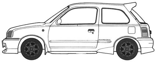 フジミ模型(FUJIMI) 1/24 インチアップシリーズ No.295 マーチ(K11)NISMO プラモデル