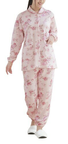 小柄な私のふんわりキルト暖かパジャマ ピンク系 MP