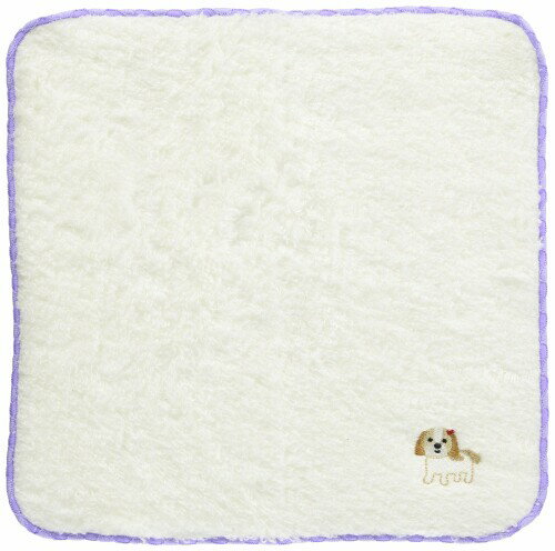 日本製無撚糸ミニ タオルハンカチ Made in Japan Mini Towel 犬 シーズー ShihTzu 54018