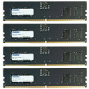 アドテック DDR5-4800 UDIMM 16GB 4枚組 6年保証 デスクトップ JEDEC準拠 ADS4800D-H16G4(2)