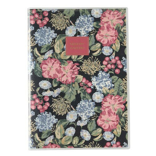 7754 ペイジェムメモリー 家計簿(ローラアシュレイ)日付なしB5(フルーティーモーニング)