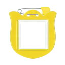 共栄プラスチック チューリップ型名札10枚パックイエロー C-71-10-Y