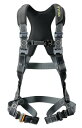 (タイタン) フルハーネス墜落制止用器具(EASY Harness CROSS) CRH-10C-Mサイズ(腿V字・水平の中間仕様/緩み防止ワンタッチバックル採用/肩・背中クッション標準装備/スタッフバック付き/動き易