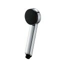SANEI(サンエイ) シャワーヘッド 節水30% アダプター付き 軽量型 前面めっき 背面ブラック PS325-80XA-CD