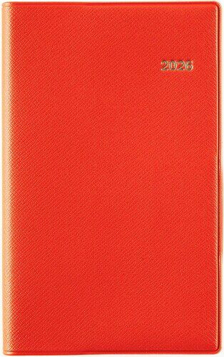 151 T’mini3 手帳 高橋書店 2026年版 オレンジ ウィークリー 手帳判