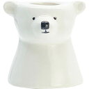 サンアート かわいい雑貨 歯ブラシスタンド 1本用 高さ約5cm シロクマ SAN3774