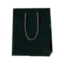 シモジマ ヘイコー 手提 紙袋 カラーチャームバッグ 20-12 クロ 20x12x25cm 10枚