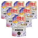 レノア ハピネス 夢ふわタッチ 柔軟剤 ホワイトムスク 詰め替え 1,900mL×6袋 (大容量) (ケース品)
