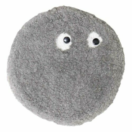 アンドパッカブル 椅子 クッション 丸 チェアパッド 座布団 約35cm フライングモンスター グレー 76707