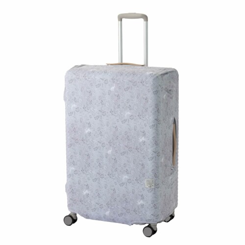 (ハント) スーツケースカバー ケースカバー No.17803 グレーフラワー