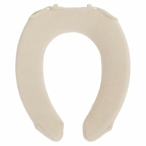 オカ(OKA) フローリア U型 便座カバー ベージュ (日本製 洗える 抗菌 防臭 U型専用)