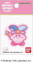 パイオニア KIRBY MUTEKI SUTEKI CLOSET 星のカービィ ミラー ワッペン 1枚 横41mm×縦38mm シール・アイロン 両用接着 BAN500-BAN142