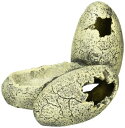 ジェックス EXO TERRA (エキゾテラ) 恐竜の卵S PT2840 爬虫類用シェルター オーナメント 隠れ家 バスキングスポット 水入れ付き W14×D1...