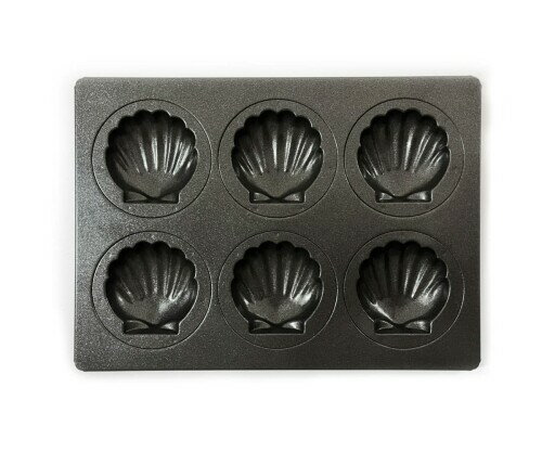 松永製作所 MBテフロン加工 ホタテ天板6PタイプB 黒