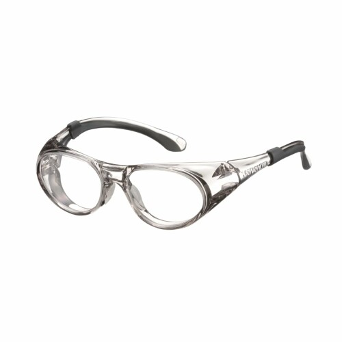 山本光学 YAMAMOTO YS-88 保護めがね ズレにくい ソフトラバーテンプル 高さ調節可能 / 2種類のソフトノーズパッド 上下ひさしサイドカバー付き ...