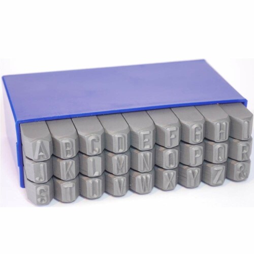 グラブレム 逆英字刻印セット スタンダード A~Z 4mm 10404000