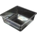 TRUSCO(トラスコ) PET製超耐寒小型容器 105X105X35mm 透明 100枚 PETY-105105