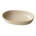 竹中(Takenaka) 食器 scoosy オーバル M 日本製 ベージュ 約18×12×3.8cm T-26611